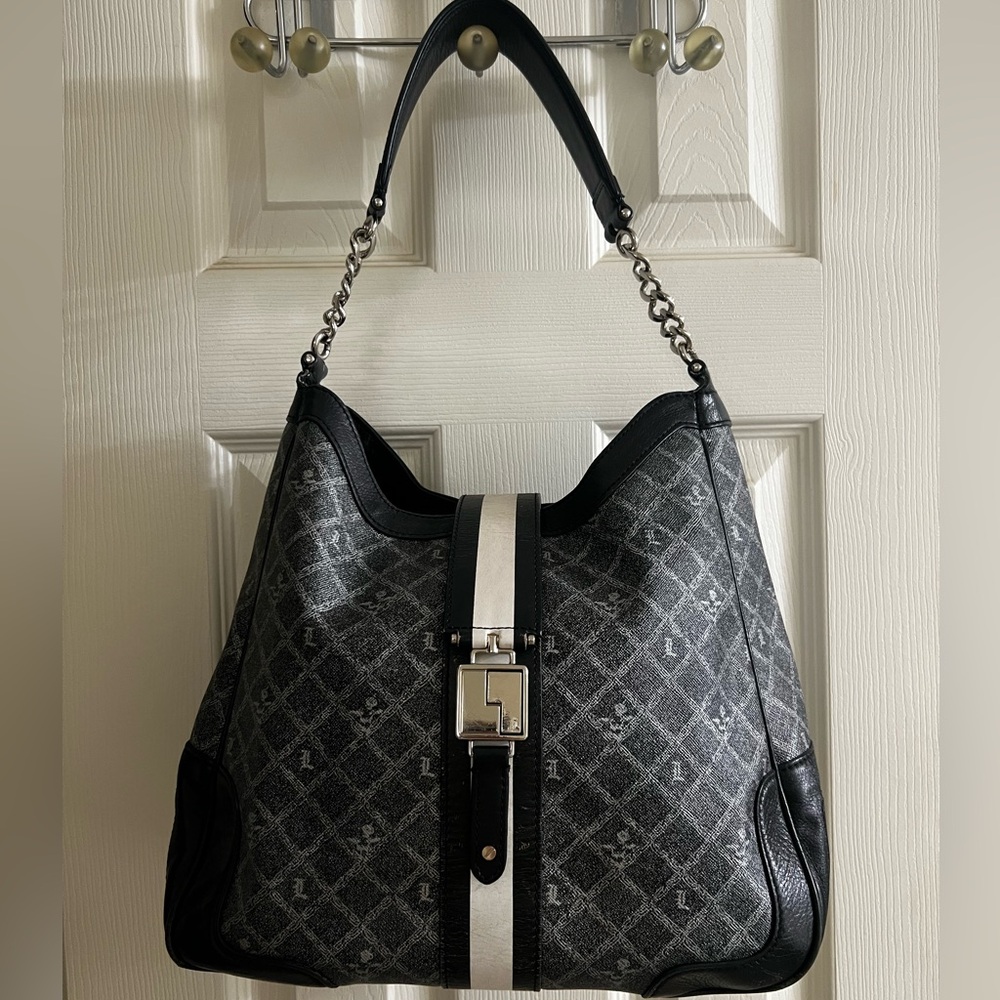 VTG L.A.M.B. Gwen Stefani Y2K large handbag black